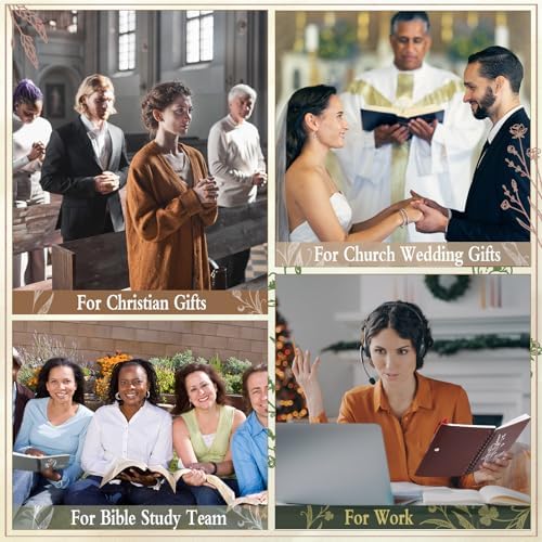 Resurhang Christian Gift Bulk for Women with Notes, Retro Color, 20 Pcs