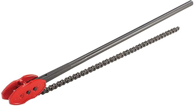 RIDGID 92685 3237 Double-End Chain Tongs, 2-inch to 12-inch Chain Pipe Wrench