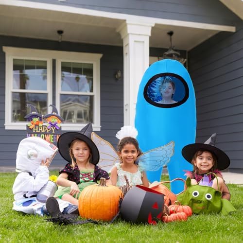 Inflatable Costume for Kids,Halloween Costumes Funny Blow Up Space Suit Costumes,Cosplay Game Fans