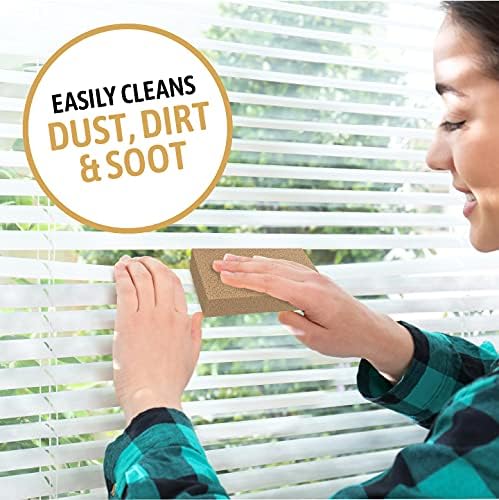 Dry Cleaning Soot Eraser Sponge 42 Pack - Smoke, Soot, Dust and Dirt Remover, Dry Cleaning Sponge, soot Sponge, Chemical Sponge (42-3x8x1.5) Natural Latex Rubber, Made in The USA