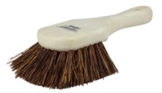 Weiler 79101 8" Utility Scrub Brush, Palmyra Fill, Short Handle, Foam, Block, Made in The USA (Pack of 12)