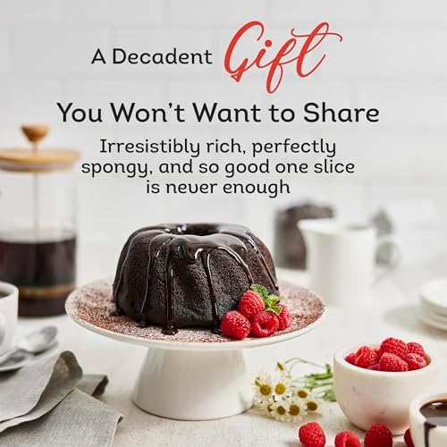 TORTUGA Caribbean Chocolate Rum Cake - 16 oz Rum Cake - The Perfect Premium Gourmet Gift for Gift Baskets, Parties, Holidays, and Birthdays - Great Cakes for Delivery