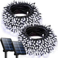 OZS 2PK 240LED Solar String Lights Outdoor Waterproof, Cool White