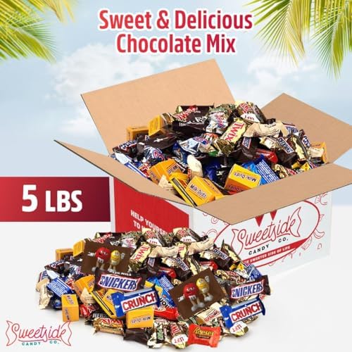 Chocolate Candy Variety Pack, Chocolate Candy For Parties, Bulk, 5 lb