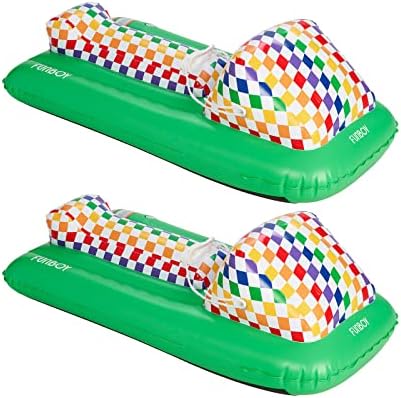 FUNBOY 50" Kids Inflatable Skimobile Winter Snow Sled