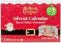 Old World Christmas Advent Calendar, 24 Mini Resin Christmas Ornaments for Kids, Countdown Holiday Décor, Child-Safe and Durable