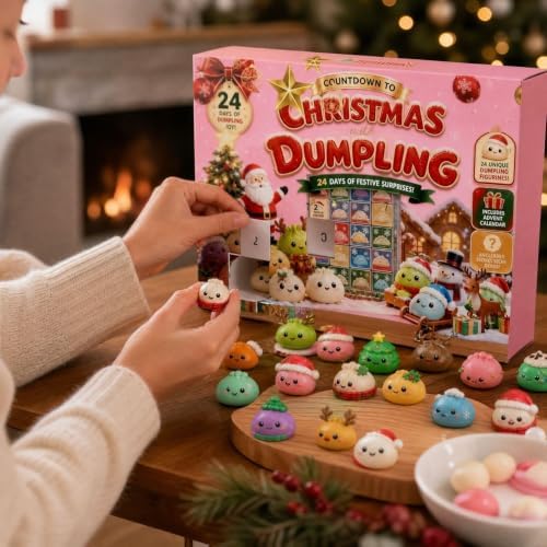 Squishy Advent Calendar 2026 Christmas Gift 24 Days Holiday Decor Countdown