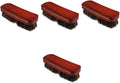 4pcs Portable Wooden Horsehair Shoe Brush for Cleaning Small Scrubber for Boots and Shoes Material for Polishing and Maintaining Footwear