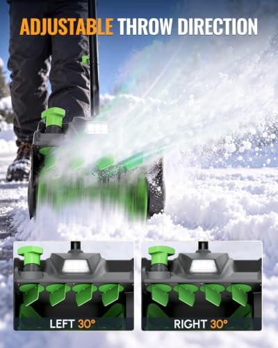 WORKPRO X Series Cordless Snow Shovel, 13-Inch, 20V Battery Included