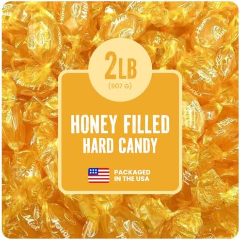 Cambie Honey Filled Hard Candy Individually Wrapped - 2 lbs of Honey Candy