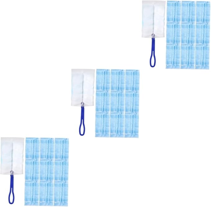 PRETYZOOM 3sets Reusable Duster Handle for Ceiling Fan Office Cleaning Tool Handheld Dust Remover for Home
