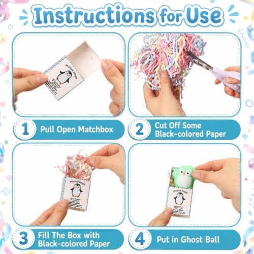 36 Sets Persistent Penguin Gifts Positive Party Favors with Boxes