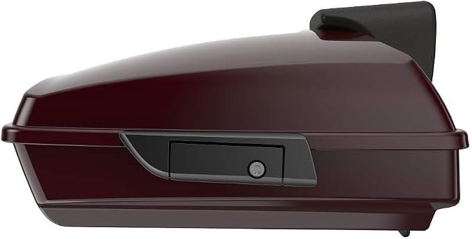 Advanblack Road Glide Tour Trunk Pack Billiard Burgundy Razor Tour Trunk Pack Backrest Pad for '97-'25 Harley Touring Road King Street Glide Electra Glide CVO models