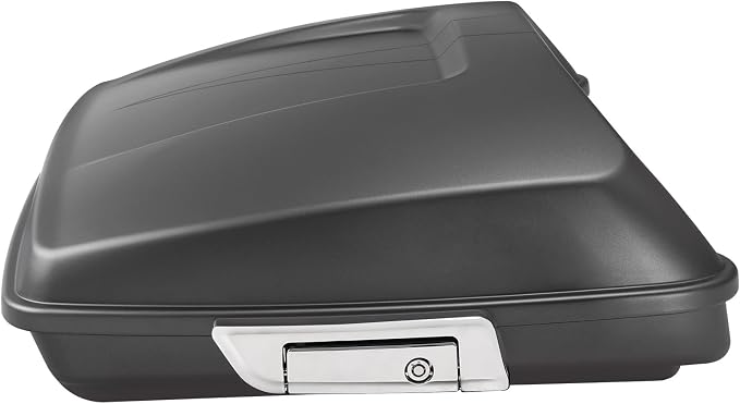 5.5" Razor Motorcycle Trunk W/Latch Key Fit For Harley 2014-2025 Touring CVO Road King Street Glide Electra Glide Ultra Limited Pack Charcoal Denim