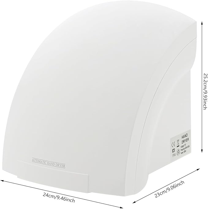 Electric Hand Dryer, Commercial Compact Air Hand Dryer, Automatic Hand Air Dryer
