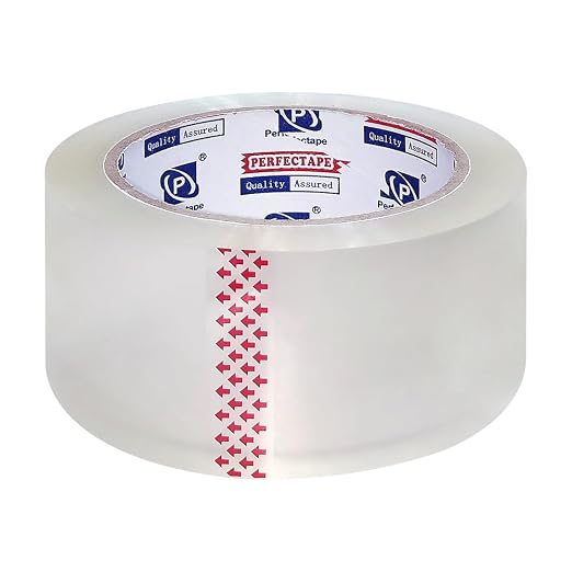 PERFECTAPE Heavy Duty Packing Tape 18 Rolls, Total 1080Y, Clear, 2.8 mil, 1.88 inch x 60 Yards, Ultra Strong, Refill for Packaging and Shipping | Total 1080Y, Ultra Strong, Refill for Packaging and Shipping