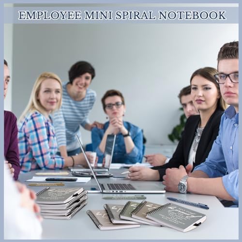 Honoson 10 Sets/20 Pcs Employee Notebook Pen Gifts, Stylish Color
