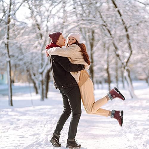 Reimferce Womens Snow Boots for Winter: Comfortable & Warm for All Day Wear - Waterproof Non Slip Booties for Commute Outdoor Walking