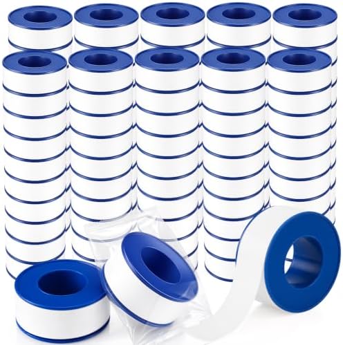 100 Pcs 3/4" x 520" PTFE Thread Seal Tape Bulk, Individual Wrapped