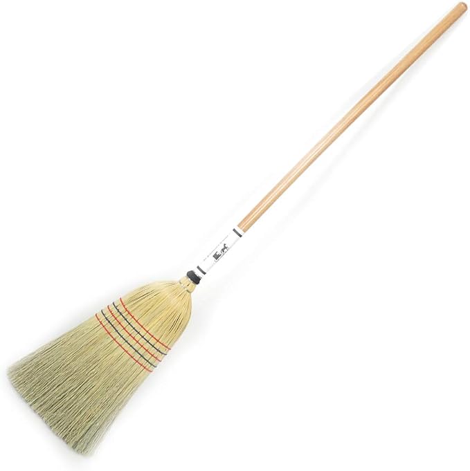 Lehman's Authentic Corn House Brooms, Handcrafted, Traditional Brooms for Sweeping, Cleaning and Dusting, Durable, Made in the USA, 55 inch