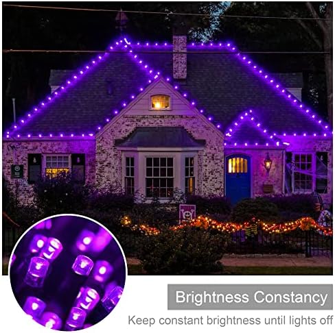 weillsnow 500 LED Halloween String Lights,164 FT Twinkle Lights Waterproof