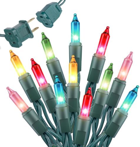 Brightown Easter String Lights, 20FT Easter Decorations, 100 Count Incandescent Fairy Lights Connectable Mini Light for Home Indoor Garland Wreath Patio Party Yard Xmas Tree Outdoor Decor, Pastel