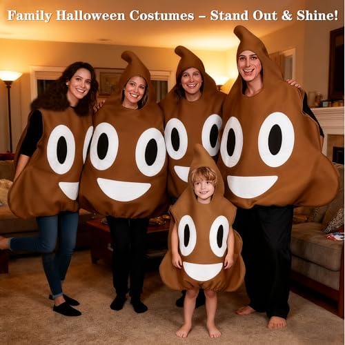 Poop costume for kids, Hilarious Halloween Costumes for Kids - Standout Outfit for Cosplay/Themed Parties/Performances//Family Holiday Gatherings