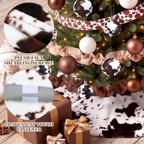 Sosation 29 Pcs Western Luxury Christmas Tree Decor Complete Set