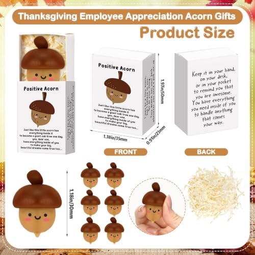 12 Sets Fall Acorn Gifts Thanksgiving Party Favors