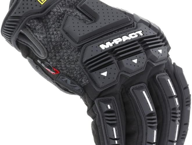 Mechanix Wear ColdWork M-Pact Winter Work Gloves - Insulated Wind & Water Resistant Heavy Duty Work Gloves - Impact Protection - Machine Washable - X-Large - Black & Grey