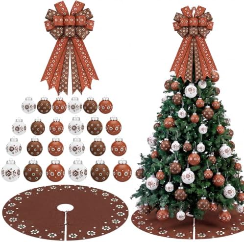 Sosation 26 Pcs Mexican Southwestern Christmas Tree Decor Complete Set