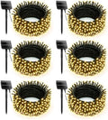 6 Pack 600 LED Solar Christmas Lights Outdoor Waterproof, Warm White 240 FT