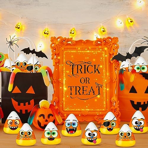 Meooeck 50 Pcs Halloween Party Favors Mini Candy Corn Stress Relief Toys