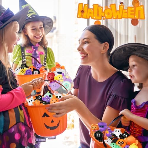 AuroTops 60PCS Halloween Squeeze Toys for Kids, Halloween Party Favors