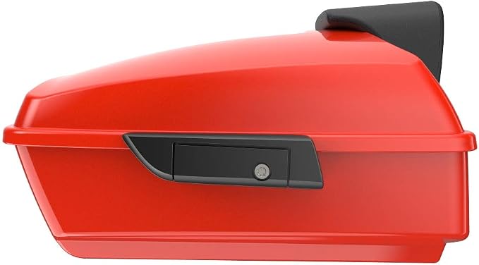 Advanblack Road Glide Tour Trunk Pack Laguna Orange Chopped Tour Trunk Pack Backrest Pad for '97-'25 Harley Touring Road King Street Glide Electra Glide CVO models