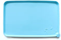Hoki Found Large Silicone Non Slip Pet Dog Cat Bowl Mats - Waterproof Food Mats for Carpet - Arctic