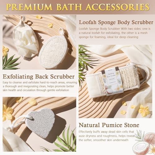 Birthday Gifts for Women Spa Gift Baskets Bath Set for Women Self Care Kit