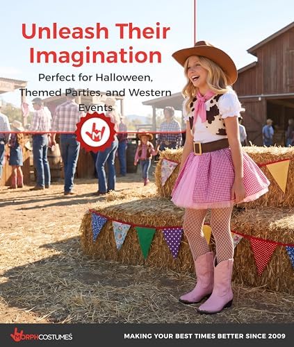 Morph Cowgirl Outfits for Girls, Cowgirl Dress, Girls Halloween Costume