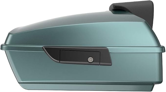 Advanblack Road Glide Tour Trunk Pack Silver Pine Chopped Tour Trunk Pack Backrest Pad for '97-'25 Harley Touring Road King Street Glide Electra Glide CVO models