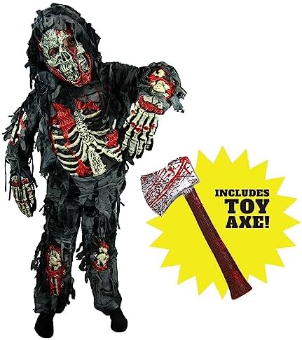 Spooktacular Creations Zombie Costume for Kids, Scary Halloween Costume for Boys, Halloween