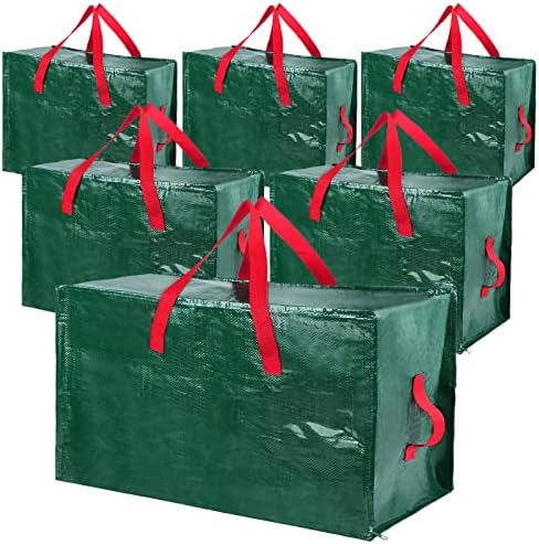 Shappy 6 Pcs Storage Bags, Green, 65 x 30", 24 x 16", 12 x 12"