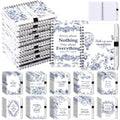 Gueevin 72 Pcs/36 Set Inspirational Notebook Pen Gifts Bulk, Blue Christian