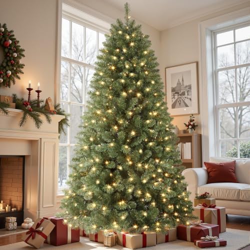 SHareconn 6ft Prelit Artificial Classic Spruce Christmas Tree