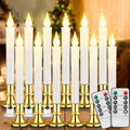12-Pack Window Candles Battery Operated, Flameless LED Candle Lights