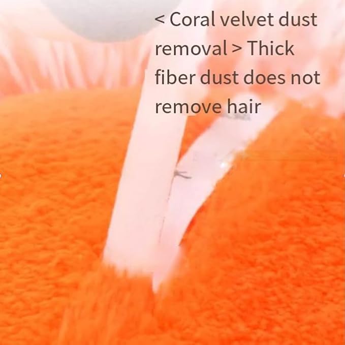 Orange 360° Rotatable Adjustable Cleaning Mop, Extendable Wall Cleaning Mop with Long Handle, Multifunctional Dust Mops Household Rotating Mops for Wall Ceiling Window Floor
