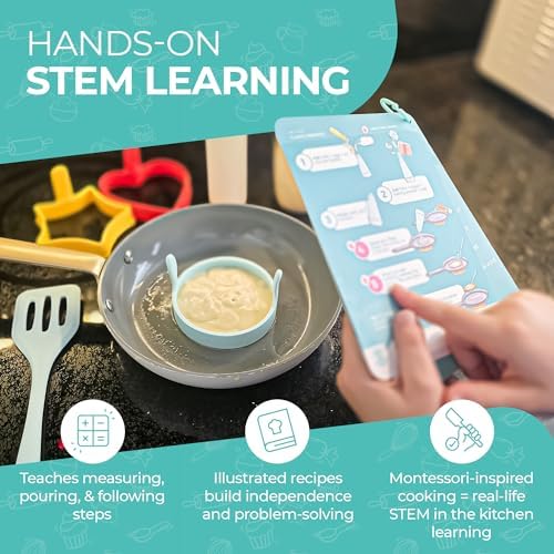 Tovla Jr. Kids Pancake Making Kit | Learn to Cook Breakfast | Ages 5-12
