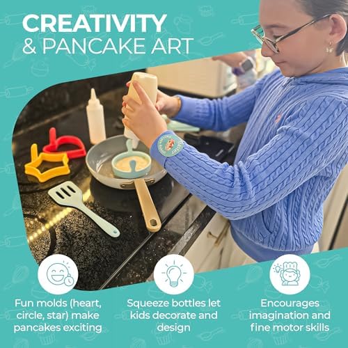 Tovla Jr. Kids Pancake Making Kit | Learn to Cook Breakfast | Ages 5-12