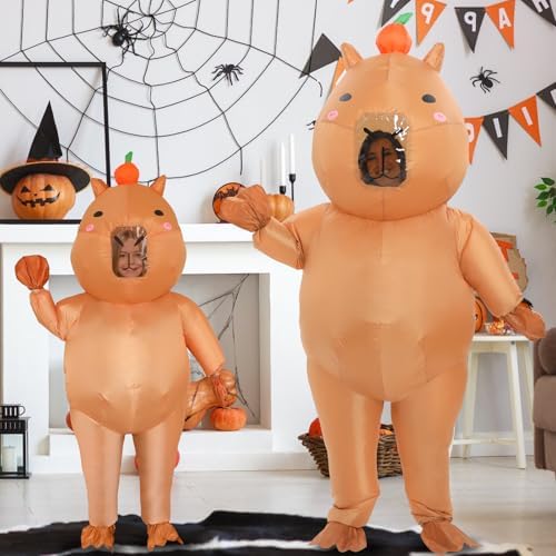 XYJKIDSES Inflatable Capybara Costume Kids Halloween Costume Kid Girls Boys Funny Animal Blow up Costumes Kid for Cosplay Party