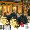 OZS Connectable 2PK 400LED, 164FT Christmas String Lights with Remote