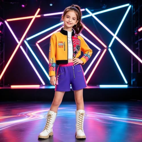 Mersi Pop Singer Costume Girls Kids Halloween Costumes with Accessories